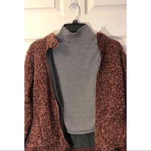 Striped B&W Crop Top